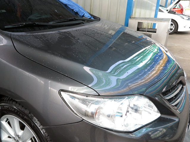 M+蠟洗車時的亮麗感十足