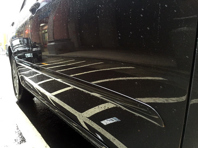 打M+ 專家蠟在雨天-側邊車身的水珠表現