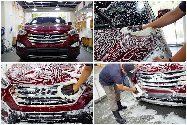 Hyundai鍍膜洗車
