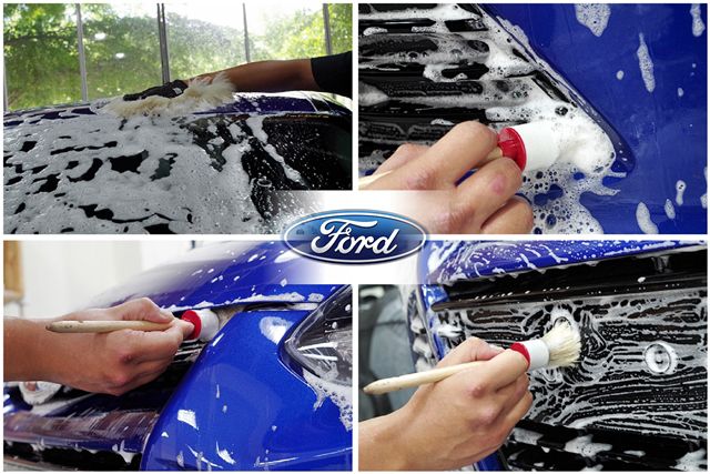 Focus鍍膜洗車工程